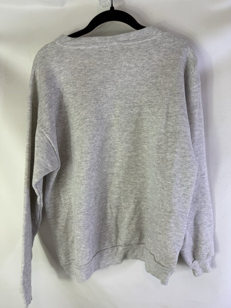 Vintage 90s Ohio State Football Crewneck Sweatshirt Gray Usa — image 5 of 7